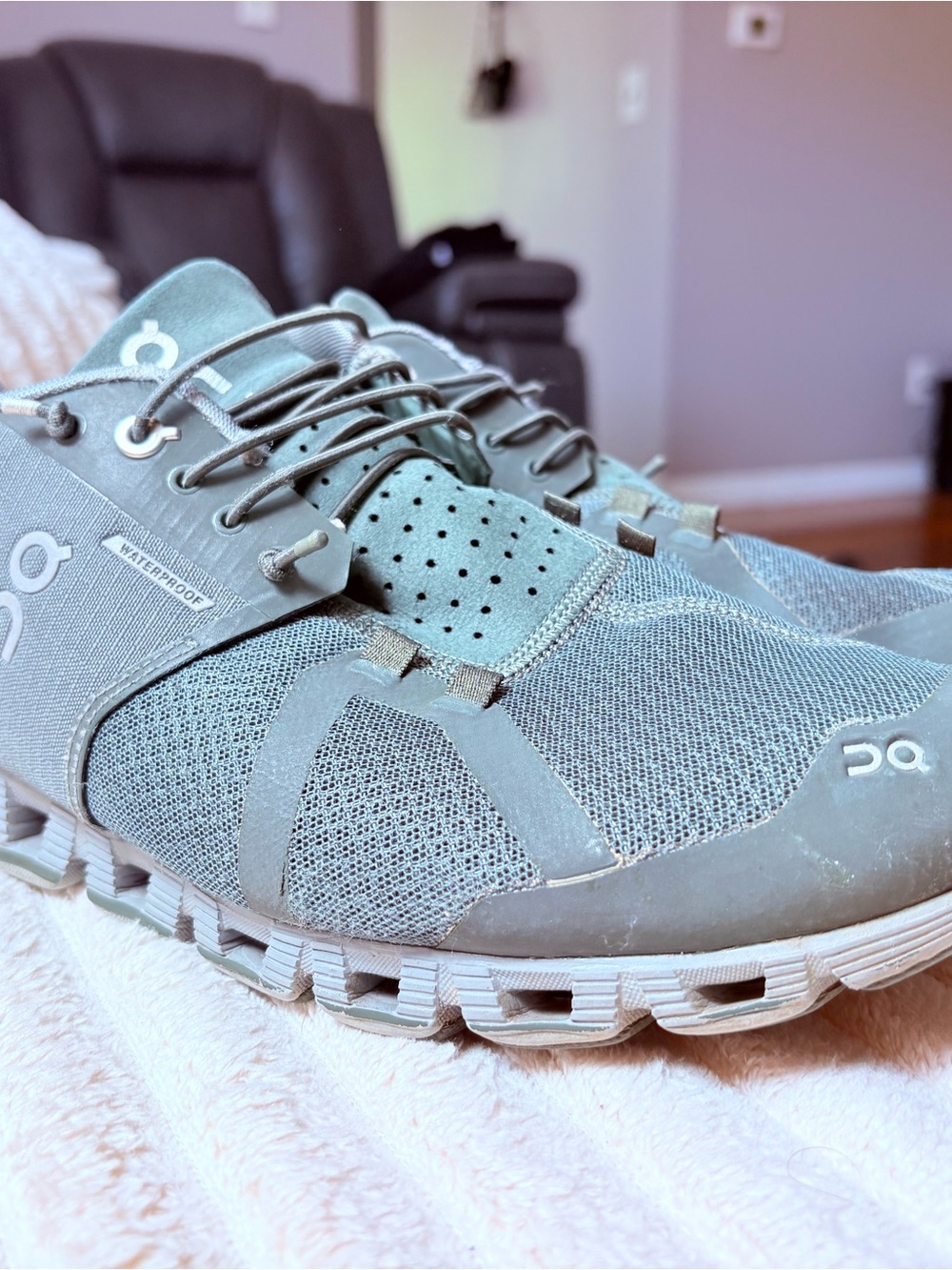 On Running Men’s Athletic Shoes in Light Gray